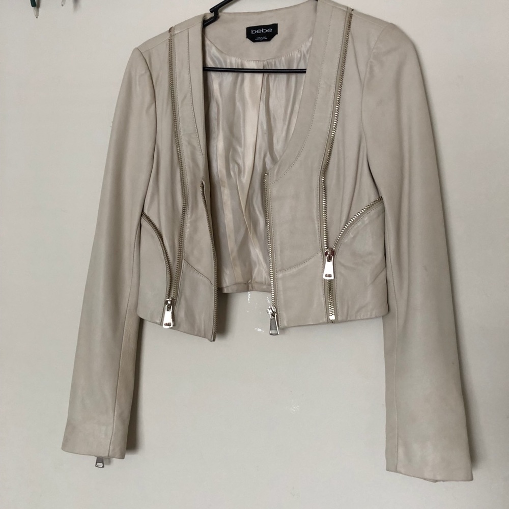 Leather BeBe jacket